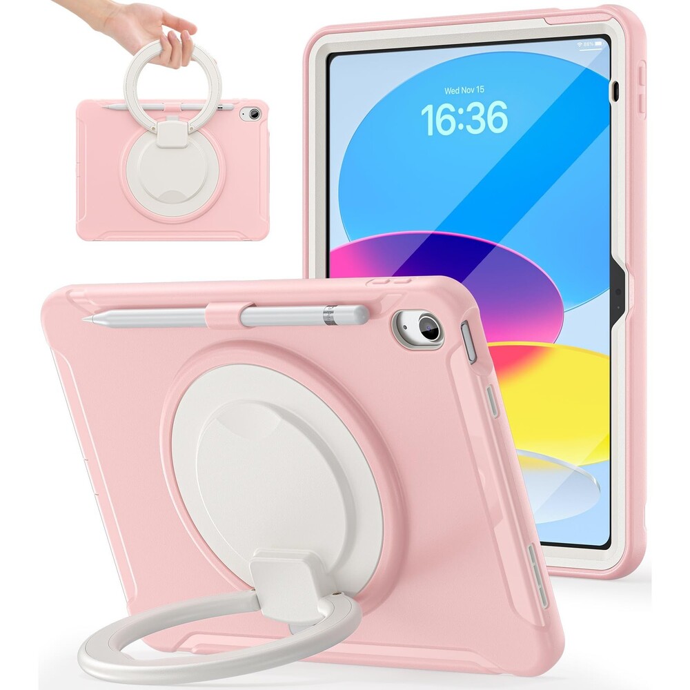 Shockproof Case for iPad 10th Gen 10.9" 2022 / 11th Gen (A16) 11" 2025 (Pink)